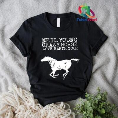 Neil Young Crazy Horse 2024 Tour Concert Shirt, gift fans..