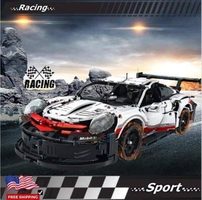 New 1580PCS Technical Car 911 RSR Building Blocks Bricks Toys