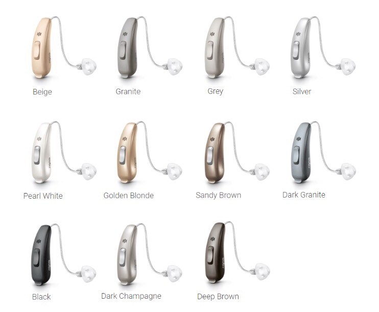 2018 1 Signia Siemens CROS Pure Nx RIC 312 Hearing Aid Single Sided Hearing Loss