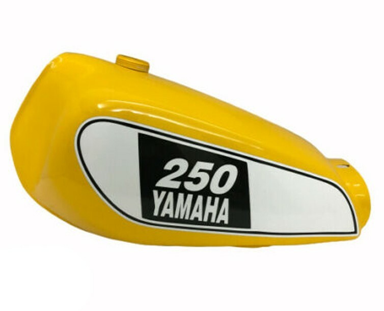 Petrol Gas Fuel Tank Yellow Painted For YAMAHA XT 250 3Y3 4Y1 1980-1990  