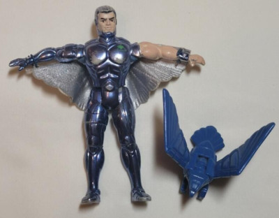 Steelwill W/ Stronghold Complete Silverhawks 1986 Telepix Kenner Vintage Figure
