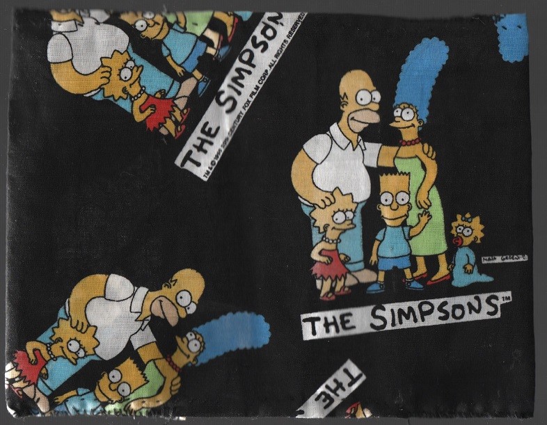 Simpsons Fabric Book Cover - Hand Made - 4
