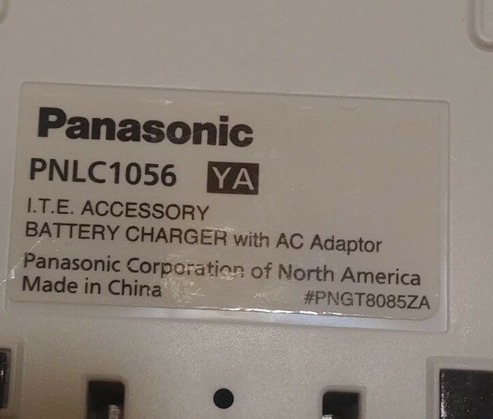 Panasonic PNLC1056 Charging Cradle PNLV233 Adapter Phone KX-TGD220 KX-TGDA20