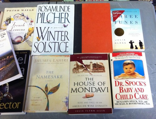 Vintage Estate 16pc Mixed Book Lot Drama Romance Crime Hardback Paperback