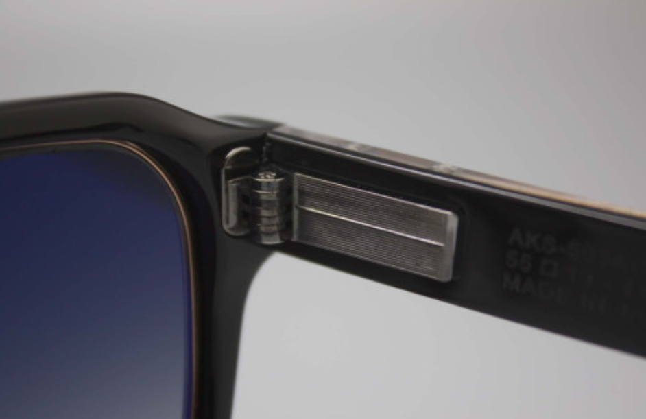 Pre-owned Akoni Discovery Aks-509a 55size Blk-rse Black/gold Sunglasses/unisex In Gray