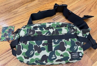 Купить bape porter mix camo sacoche shoulder bag a bathing ape  