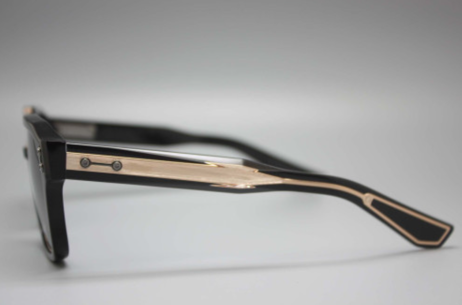 Pre-owned Akoni Discovery Aks-509a 55size Blk-rse Black/gold Sunglasses/unisex In Gray