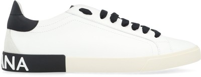 Pre-owned Dolce & Gabbana Portofino Low-top Sneakers In White