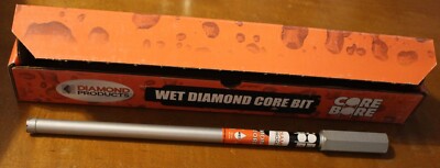 Diamond Products Wet Diamond Core Bit 5/8 Supreme Silver Bit UOF no. 07200