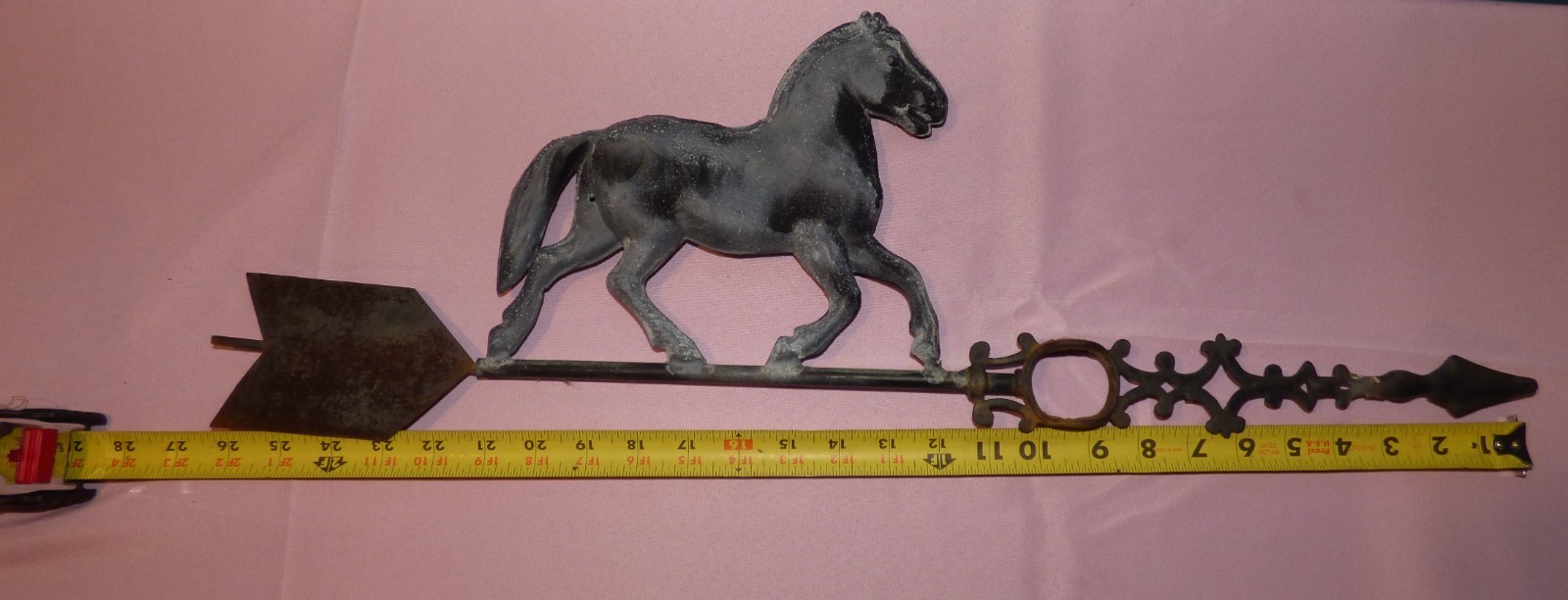 Antique Horse Weather Vane for Lightning Rod