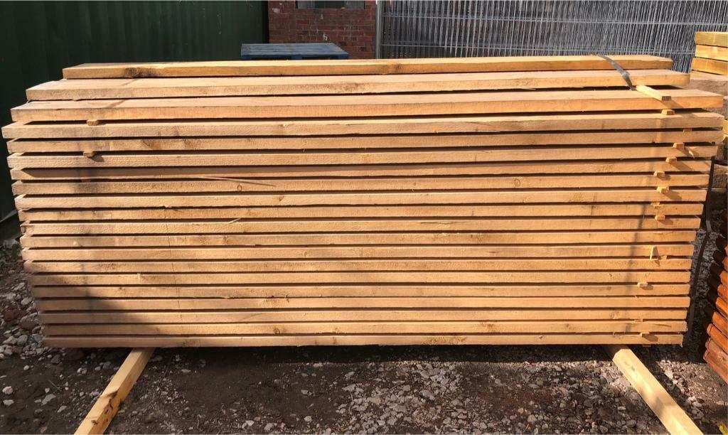 ð NEW UNTREATED WOODEN/ TIMBER SCAFFOLD BOARDS - 2.4M | in