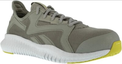Reebok Flexagon 3.0 Safety Work Shoe Green Mens Size 12W Comp Toe, Slip Resist