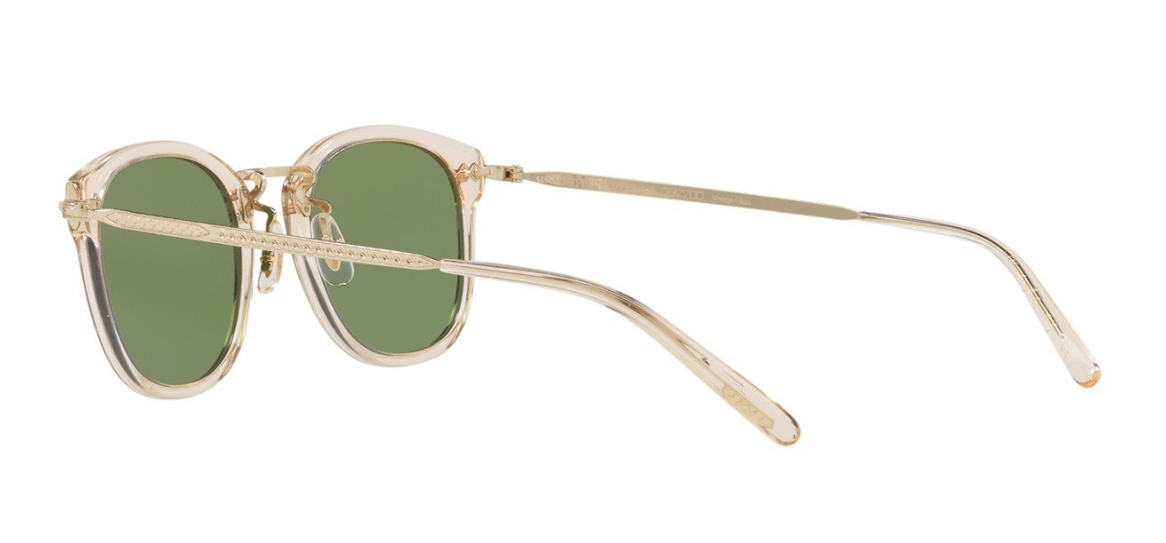 Pre-owned Oliver Peoples Op-506 Sun 5350s Buff/green C (1094/52) Sunglasses