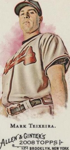 2008 Topps Allen & Ginter's - Mark Teixeira #260