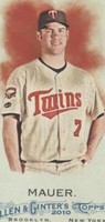 2010 Topps Allen & Ginter's - Joe Mauer #23