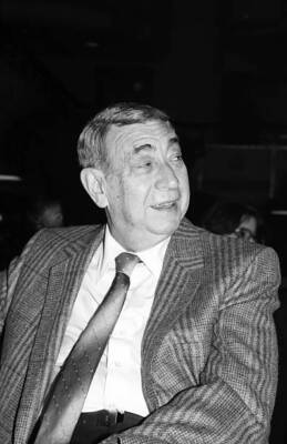 Howard Cosell Attends The Press Conference To 1986 Old Boxing Photo