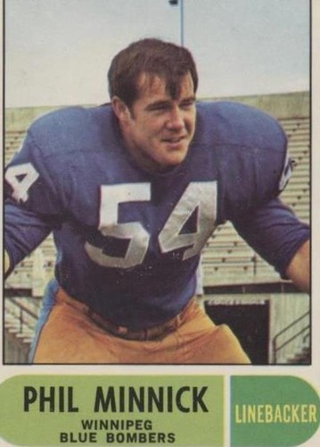 1968 O-Pee-Chee CFL Phil Minnick #58