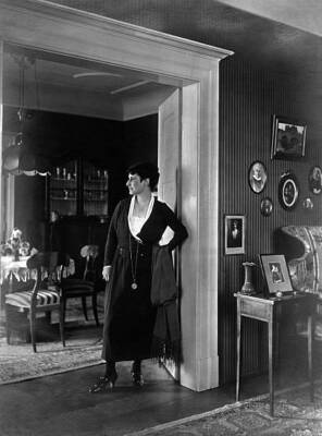 Bjoernson Eileen Norway in her apartment in Munich 1921 Old Photo