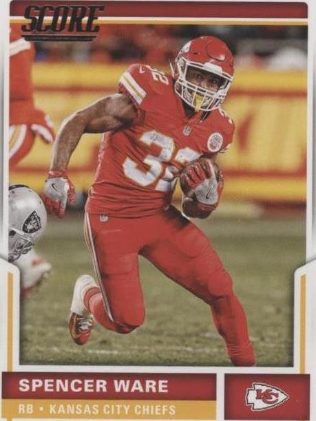 2017 Score Spencer Ware #122