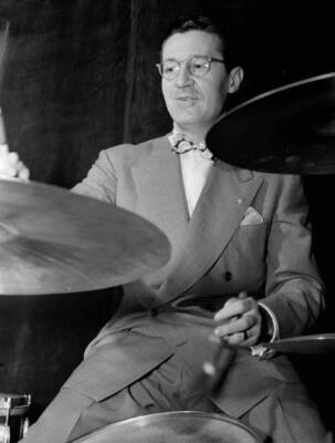 Ray McKinley, Hotel Commodore, New York, Apr 1946 Jazz Old Photo 3