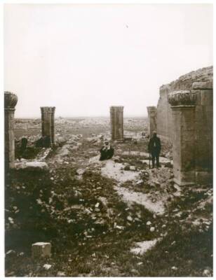 Madaba fortress Jordan 1920 Historic Old Photo 1