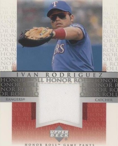 2002 Upper Deck Honor Roll - Ivan Rodriguez #J-IR3