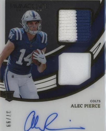 2022 Panini Immaculate Collection Alec Pierce #ISP-API