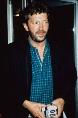 Eric Clapton attends an event 1990s Old Photo