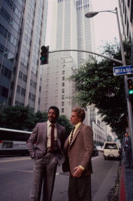 Carl Weathers Joseph Bottoms in the tv series 'Braker'- 1985 Old Photo
