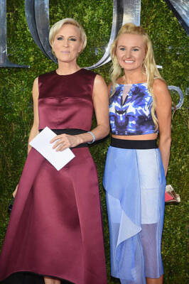 Television personality Mika Brzezinski Emilie Hoffer at the 2015 T - Old Photo 1