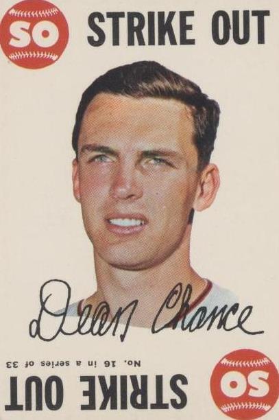 1968 Topps - Dean Chance #16