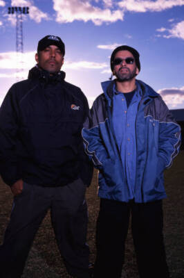 Asian Dub Foundation Band Singer Performing Asian Dub Foundation Old Photo 2