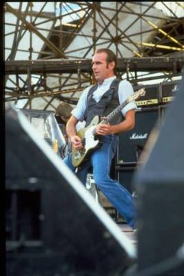 Guitarist & vocalist Francis Rossi of English rock group Status- TV Old Photo 1