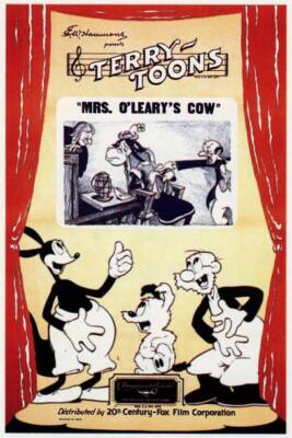 Mrs O'leary's Cow poster Mrs O'leary's Cow 1938 Old Movie Photo