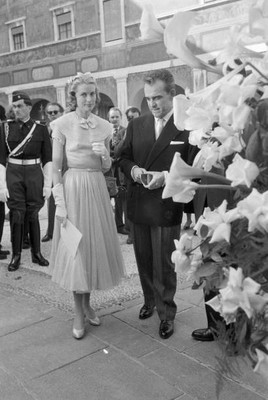 Wedding Of Grace Kelly And Prince Rainier Of Monaco In 1956 Old Photo 18
