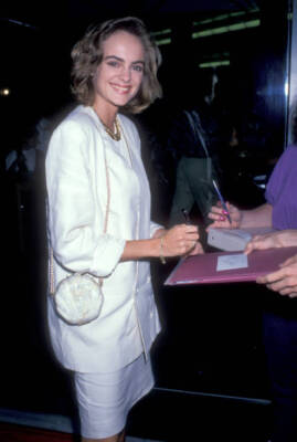 Michelle Johnson attends the Shag: The Movie West Hollywood  - 1989 Old Photo