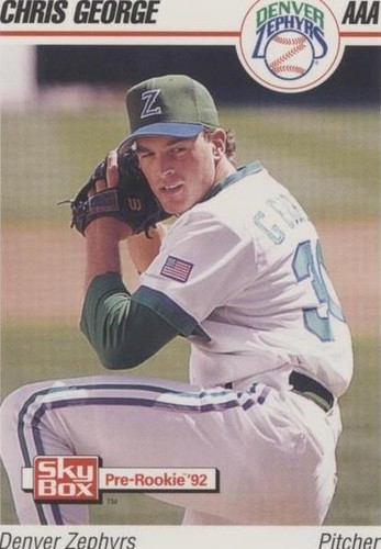 1992 SkyBox Pre-Rookie - Chris George #62