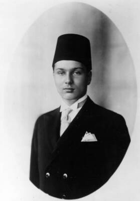 Farouk I king of Egypt from 1937 to 1952 - 1937 Old Photo