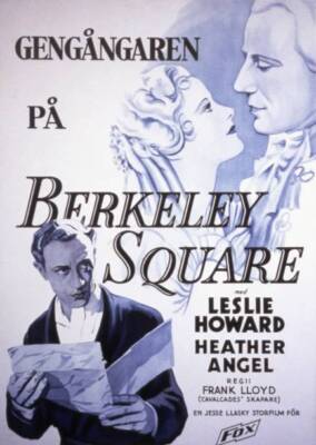 Berkeley Square Poster Leslie Howard Heather Angel 1933 Old Movie Photo
