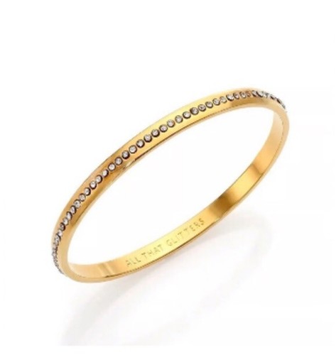 ずっとつけていたい！シンプルが１番！ ゴールド BANGLE NEW ! Kate Spade “All That Glitters” 8” Bangle Bracelet w
