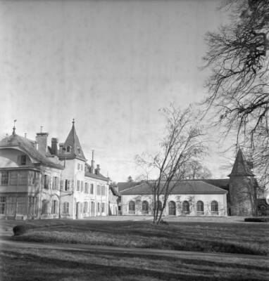 Chateau de Bossey in Geneva 1949 Old Historic Photo 2