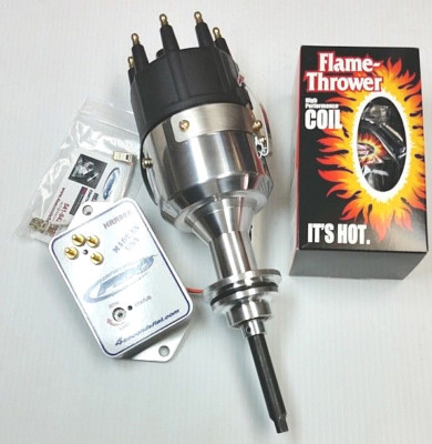 Small Block Mopar Billet DIY Distributor Mechanical Adv w/HRR688 Ignition Kit 