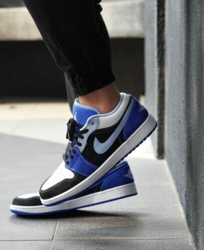 Nike Air Jordan One 1 AJ1 Low SE Racer Blue White UNC High Nike Air Jordan One 1 AJ1 Low SE Racer Blue White UNC High