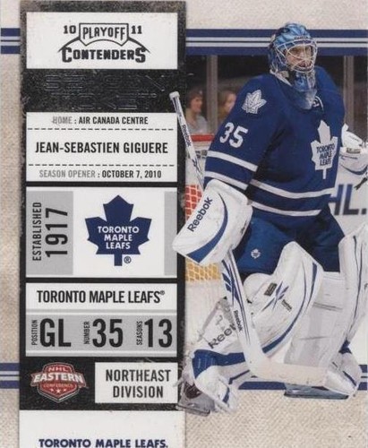 2010-11 Panini Playoff Contenders - Jean-Sebastien Giguere #58