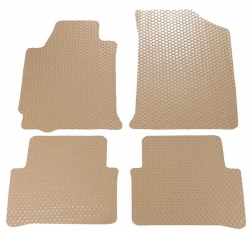 Beige All Weather Heavy Duty Rubber Floor Mat For 08-12 Nissan Altima 4D