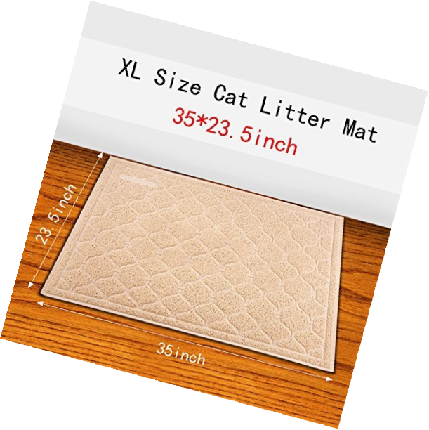 Cat Litter Mat, Box - Extra Large Track Best Mats for Cats Kitty Boxes, No BPA