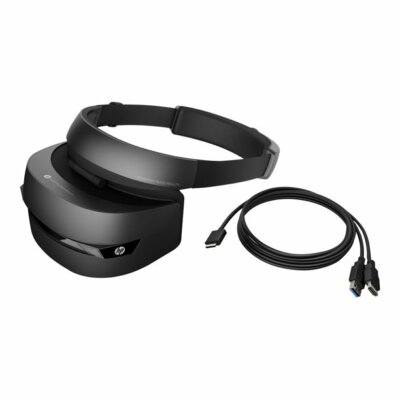 HP VR1000-100 Windows Mixed Reality Headset with Controllers 2HJ34AA#ABA- Black