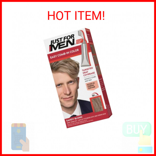 Mens Hair Dye, Sandy Blond, A-10