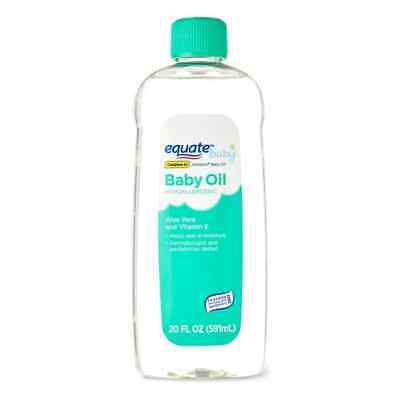 Equate Baby Hypoallergenic Baby Oil, 20 fl oz,