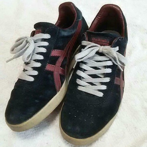 Onitsuka Tiger 90s VNTG Sneakers Black US8/26cm USED From